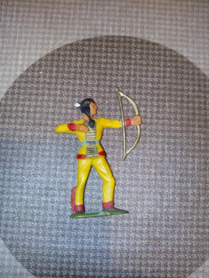 Figuras de goma y PVC: figura indio starlux - Foto 1