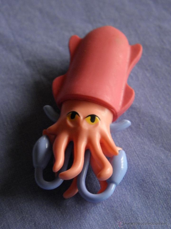Figuras de goma Kinder: Figurita Kinder calamar - Foto 1