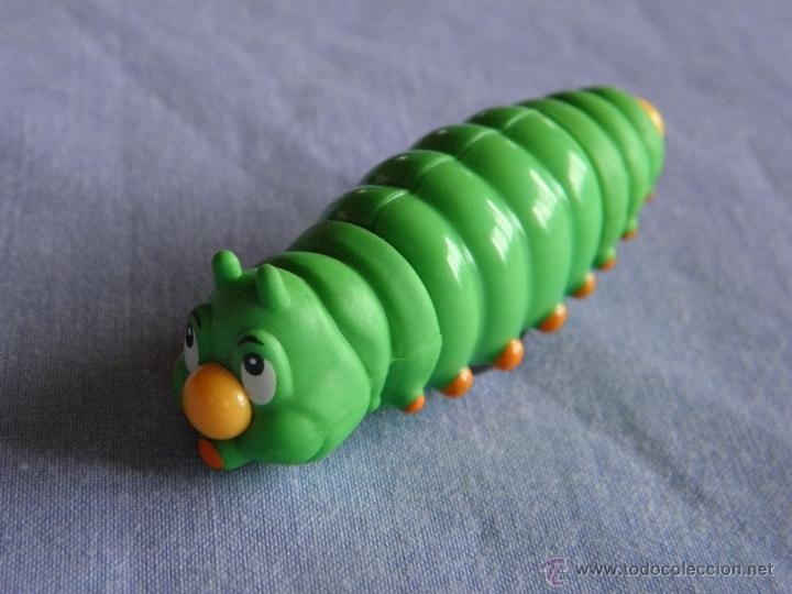 Figuras de goma Kinder: Figurita Kinder gusano - Foto 1