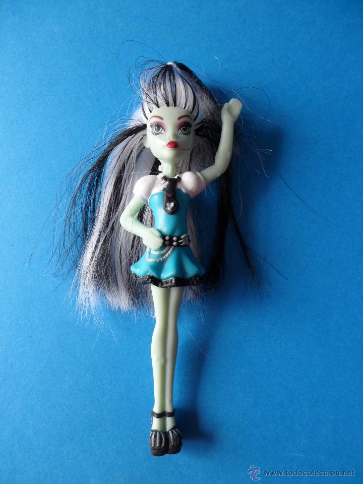 Figuras de Goma y PVC: Mu&ntilde;eca Monster High - Frankie Stein - Macdonalds - Mattel 2015 - Macdonald&acute;s