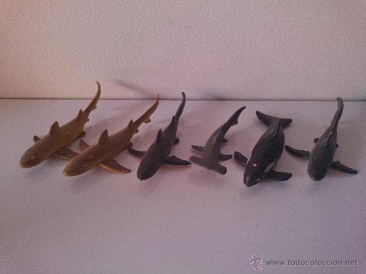 Figuras de goma y PVC: Figuras animales acu&aacute;ticos