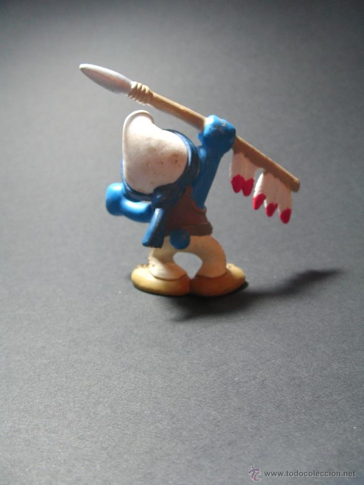 Figuras de goma y PVC: Pitufo. Indio. Peyo. Schleich 06 - Foto 2
