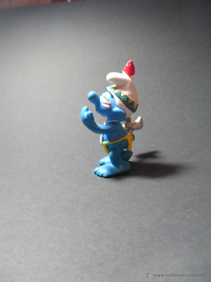 Figuras de goma y PVC: Pitufo. Indio. Peyo. Schleich 06 - Foto 2