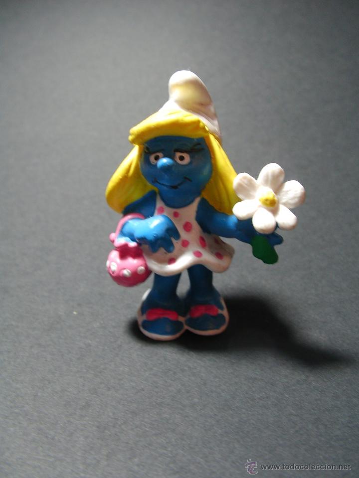 Figuras de goma y PVC: Pitufa. Peyo. Schleich 1993 - Foto 1