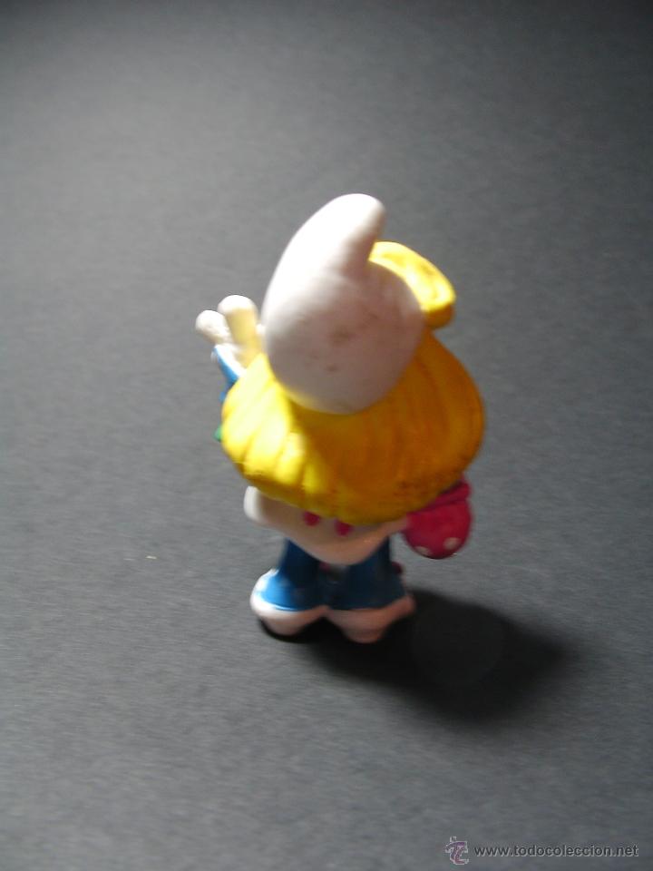 Figuras de goma y PVC: Pitufa. Peyo. Schleich 1993 - Foto 2