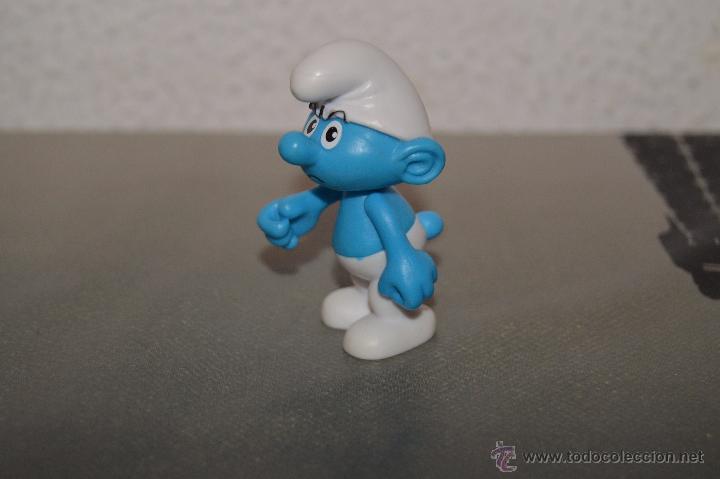 Figuras de goma y PVC: mu&ntilde;eco figura pitufo pitufos - Foto 2
