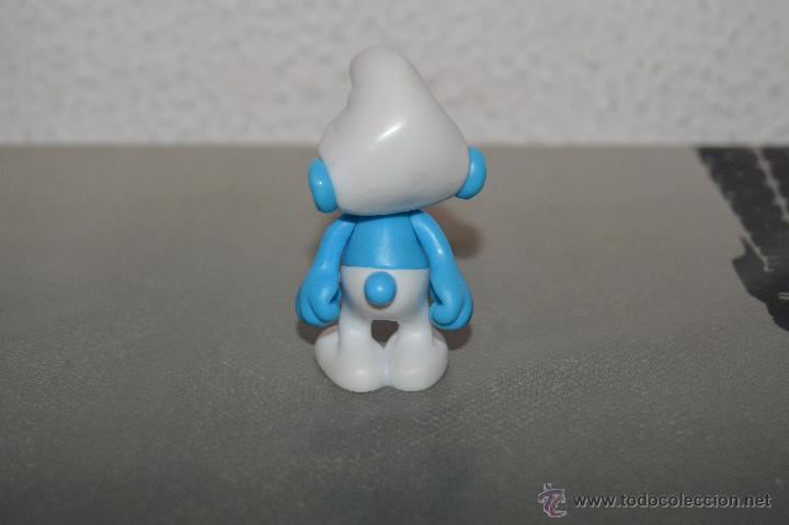 Figuras de goma y PVC: mu&ntilde;eco figura pitufo pitufos - Foto 3