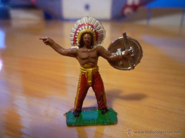 Figuras de goma y PVC: INDIO MINIOESTE DE COMANSI A&Ntilde;OS 60 - Foto 1