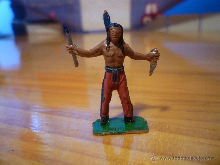 Figuras de goma y PVC: INDIO MINIOESTE DE COMANSI A&Ntilde;OS 60 - Foto 1