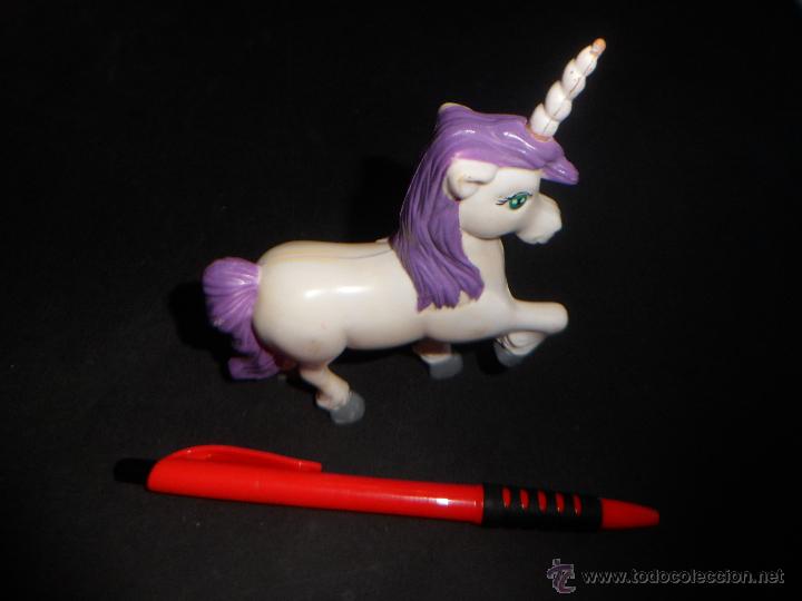 Gummi- und PVC-Figuren: PRECIOSO UNICORNIO DE PLASTICO DURO - RARO