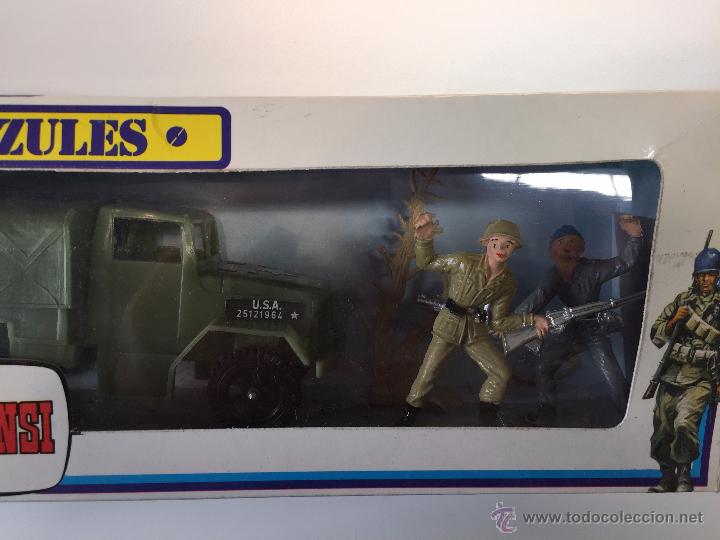 Figuras de goma y PVC: CASCOS AZULES DE COMANSI A ESTRENAR - Foto 3