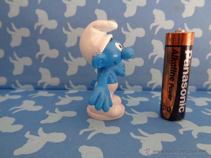 Figuras de goma y PVC: MU&Ntilde;ECO FIGURA PITUFOS PITUFO peyo - Foto 4