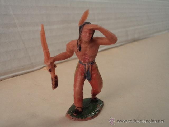 Figuras de goma y PVC: FIGURA DE PL&Aacute;STICO INDIO JECSAN - Foto 1