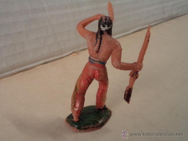 Figuras de goma y PVC: FIGURA DE PL&Aacute;STICO INDIO JECSAN - Foto 2