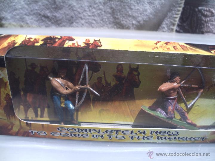 Figuras de goma y PVC: indios de jecsan en caja - Foto 2