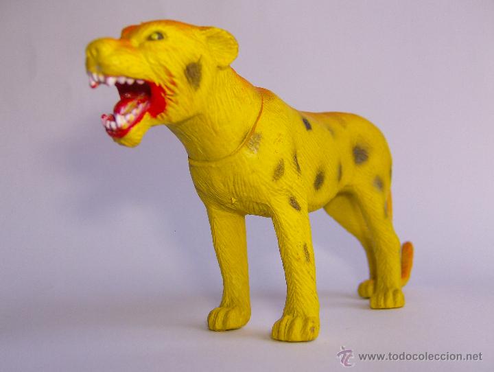 Figuras de goma y PVC: LEOPARDO DE GOMA - Foto 1