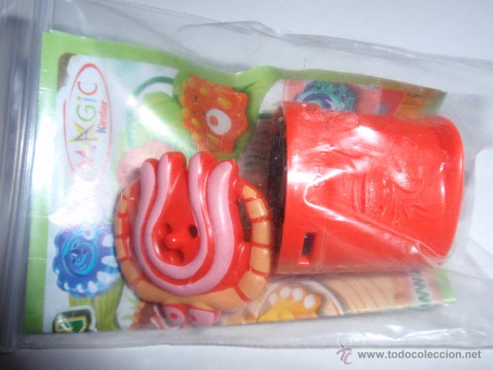 Kinder Figures: FIGURITA HUEVO KINDER FERRERO BUGS ACTION NARANJA 2
