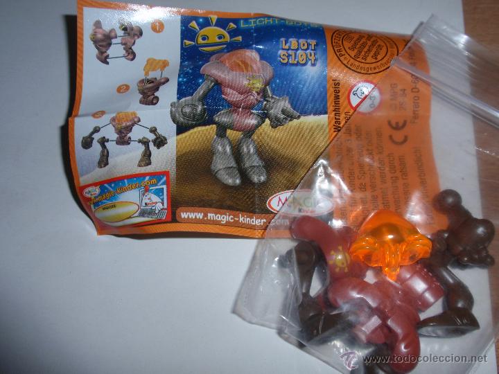 Figuras de Borracha e PVC: FIGURITA HUEVO KINDER FERRERO EXTRA ROBOTS LBOT S104