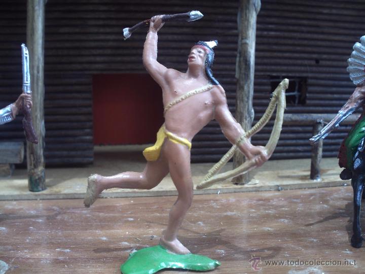 Figuras de goma y PVC: indio de comansi 1&ordm; epoca - Foto 1
