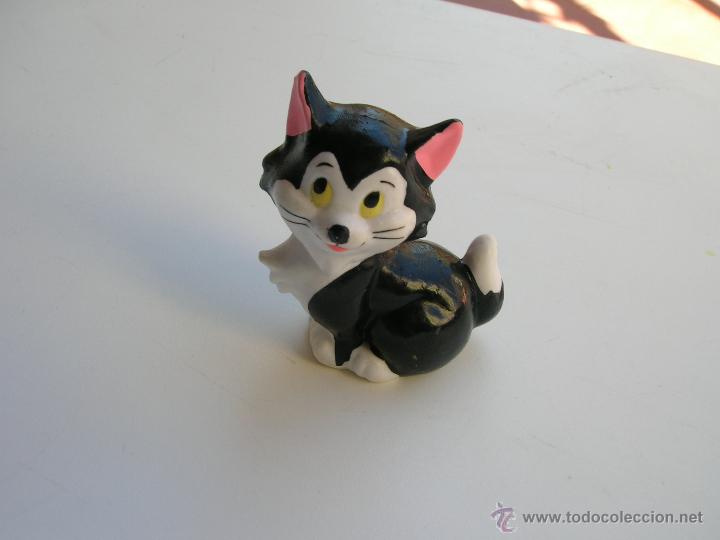 Figura de goma/pvc.fígaro gato de pinocho.walt Vendido en Venta