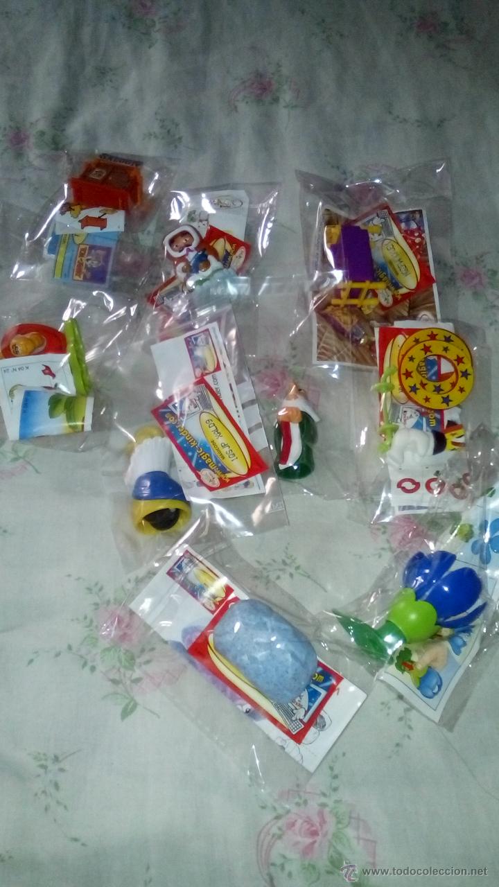 Figuras de goma Kinder: Lote mu&ntilde;ecos figuras kinder - Foto 1