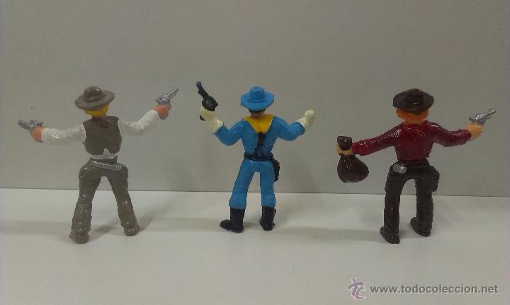 Figuras de goma y PVC: TRES VAQUEROS . COMANSI - Foto 2