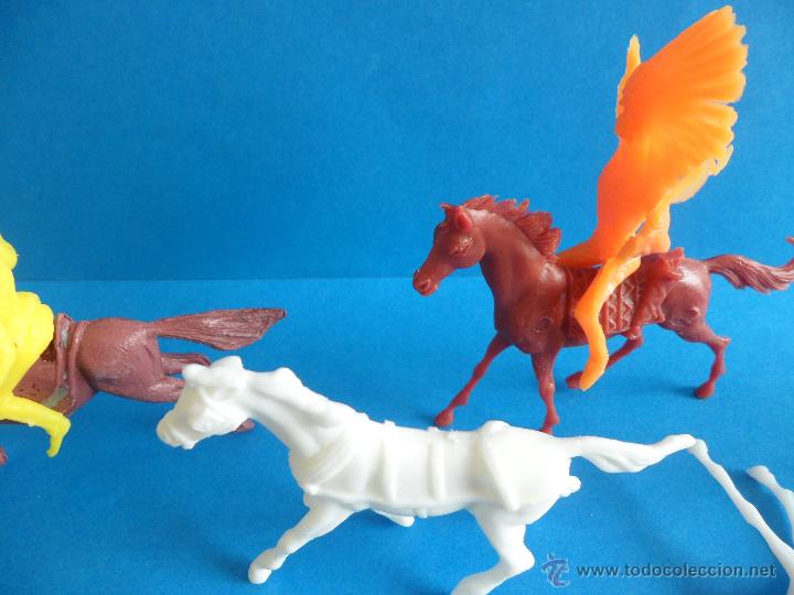 Figuras de goma y PVC: Lote de indios y Vaqueros - Comansi - Reamsa y Papo - Foto 5