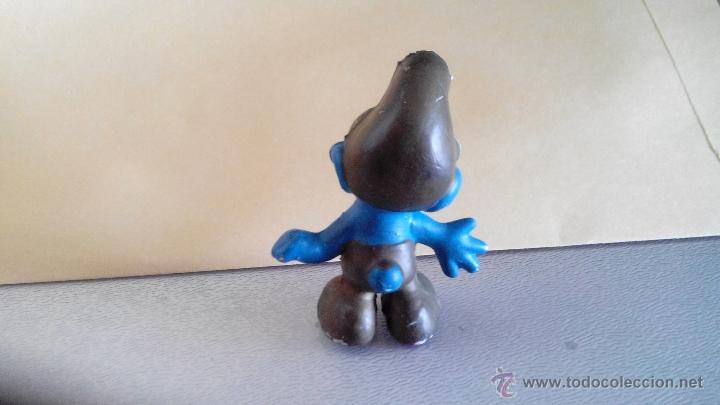 Figuras de goma y PVC: RARISIMO PITUFO - Foto 2