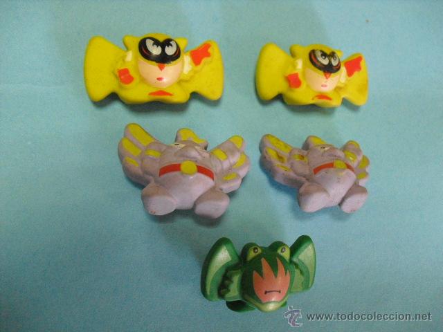 Figuras de goma y PVC: 5 MU&Ntilde;ECOS DE GOMA  MPG, TTO 38-20, TTO 40-4, TTO 40-9, TTO 42-9, TTO 42-12,