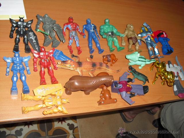 Figuras de goma y PVC: 20 figuras, mu&ntilde;ecos PVC, fabricados en china,