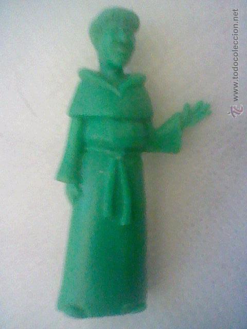 Figuras de Borracha e PVC: figura mu&ntilde;eco monje plastico promocional Rui Ruy peque&ntilde;o Cid creo del yogur Danone o pastelito