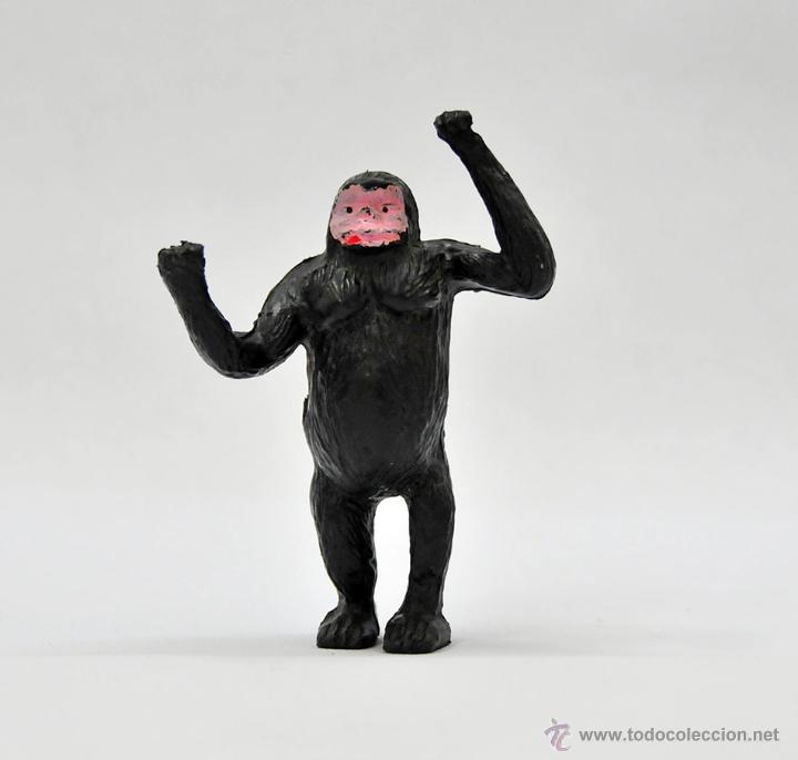 Figuras de goma y PVC: figura gorila mono rara - Foto 1