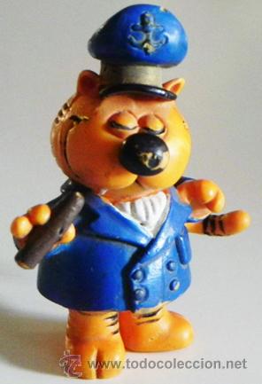 Figuras de goma y PVC: ANTIGUA FIGURA DEL GATO ISIDORO - DE GOMA - PERSONAJE DE SERIE DIBUJOS ANIMADOS TELEVISI&Oacute;N - JUGUETE