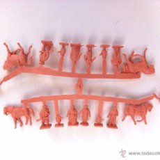 Figuras de Goma y PVC: MONTAPLEX - COLADA DE COLONOS DEL OESTE - COLOR ROSA - KIOKSKO AÑOS 70´S. Lote 182029421