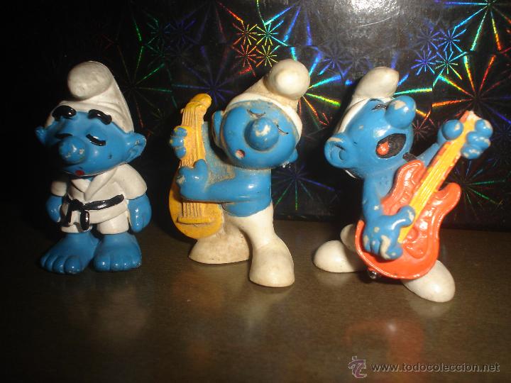 Figuras de goma y PVC: Figuras pvc pitufos - Foto 1