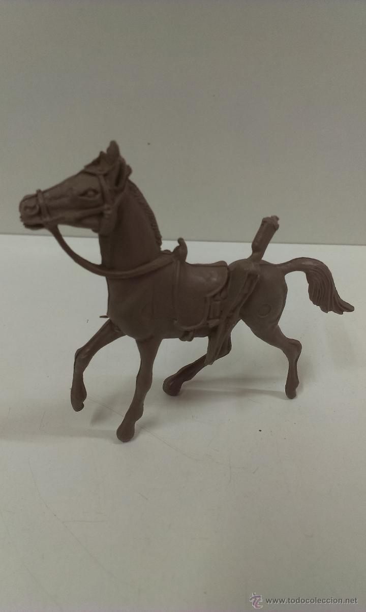 Figuras de goma y PVC: CABALLO MARRON PARA VAQUERO . COMANSI - Foto 2