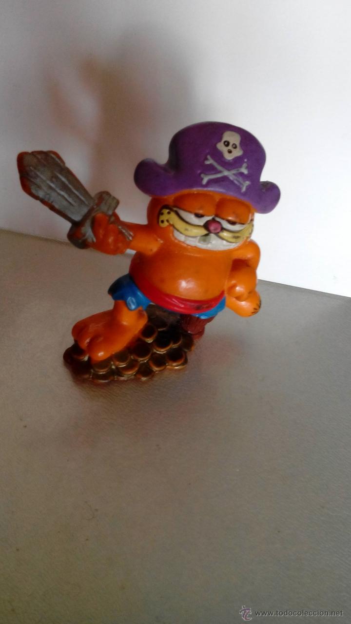 Figuras de goma y PVC: GARFIELD - pirata - pieza dificil - Foto 1