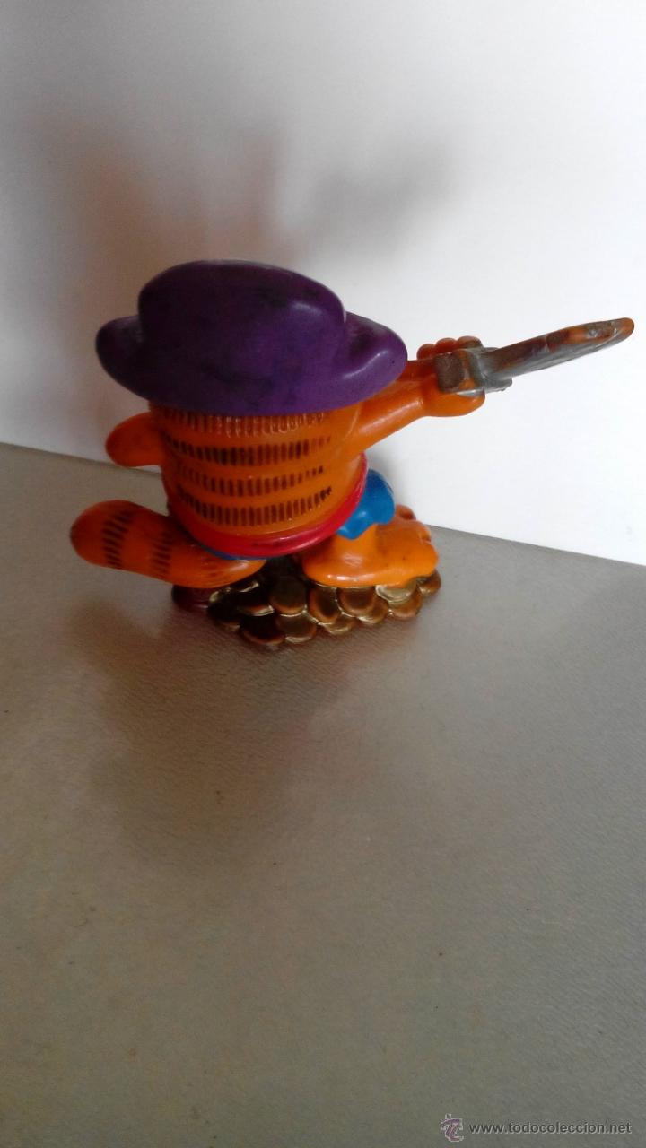 Figuras de goma y PVC: GARFIELD - pirata - pieza dificil - Foto 2