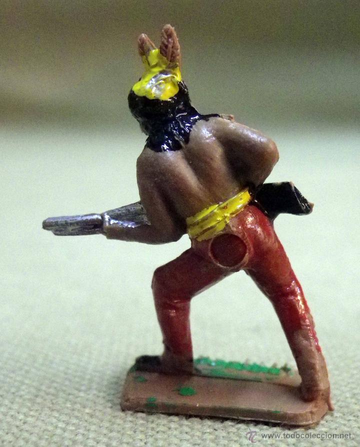 Figuras de goma y PVC: FIGURA DE PLASTICO, INDIO, MINI OESTE, MINI COMANSI, COMANSI - Foto 2