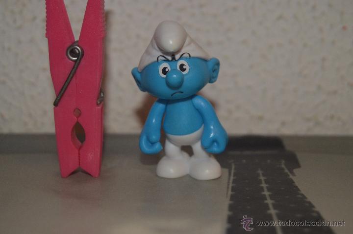 Figuras de goma y PVC: mu&ntilde;eco figura pitufo pitufos peyo - Foto 1