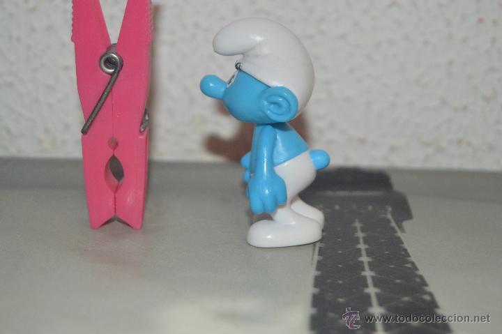 Figuras de goma y PVC: mu&ntilde;eco figura pitufo pitufos peyo - Foto 2
