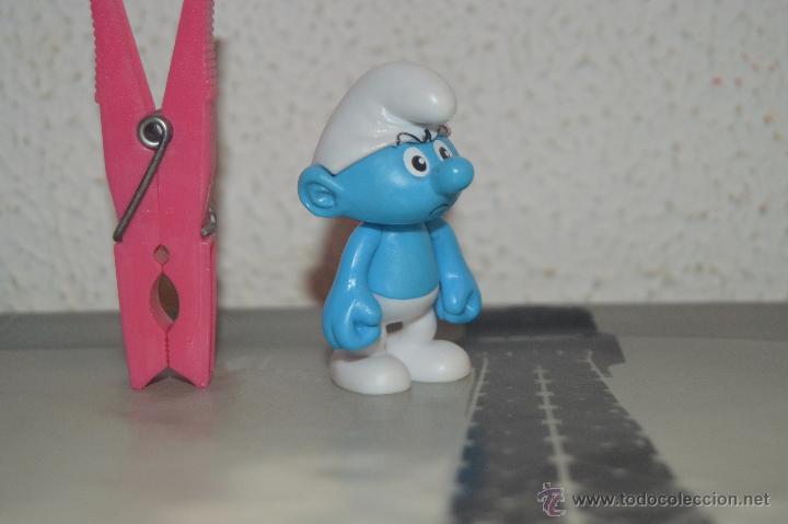 Figuras de goma y PVC: mu&ntilde;eco figura pitufo pitufos peyo - Foto 4