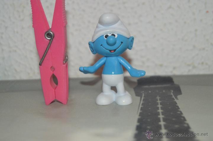 Figuras de goma y PVC: mu&ntilde;eco figura pitufo pitufos peyo - Foto 1