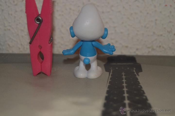 Figuras de goma y PVC: mu&ntilde;eco figura pitufo pitufos peyo - Foto 3