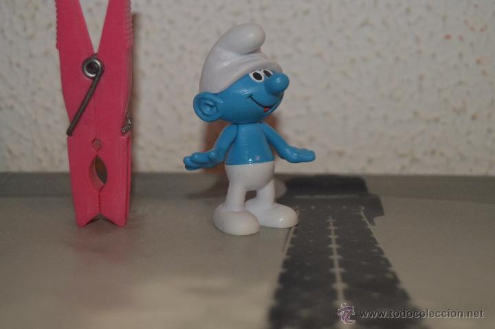 Figuras de goma y PVC: mu&ntilde;eco figura pitufo pitufos peyo - Foto 4