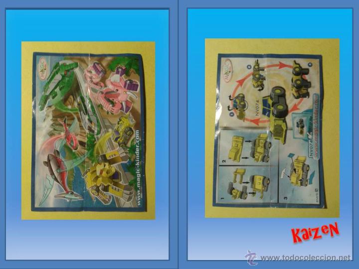 Figuras de Goma Kinder: KINDER SORPRESA. PAPELILLO INTERIOR DE INSTRUCCIONES Y FOLLETOS/CATALOGO