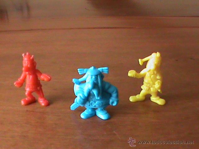 Figuras de goma y PVC: LOTE DE FIGURAS DE ASTERIX CHICLES DUNKIN - Foto 1
