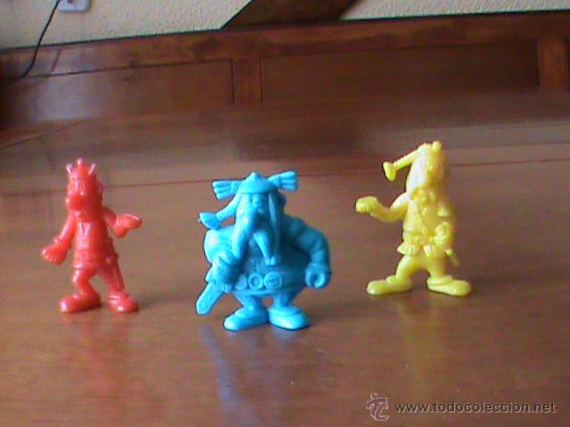 Figuras de goma y PVC: LOTE DE FIGURAS DE ASTERIX CHICLES DUNKIN - Foto 2