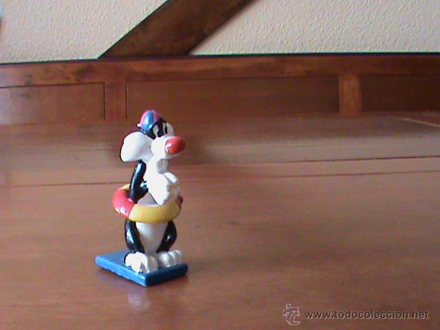 Figurines en Caoutchouc et PVC: FIGURA EN PVC DEL GATO SILVESTRE (PIOL&Iacute;N) 1995 WRANER BROS CROCO LONDON