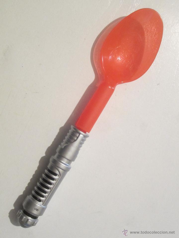 Figuras de goma y PVC: CUCHARILLA SABLE LASER DARHT MAUL